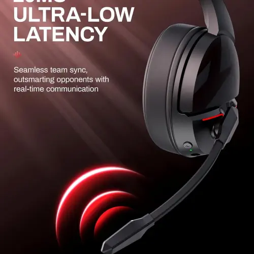 Audífonos Acer Nitro Wireless Gaming 2.4GHz + Bluetooth 5.3 – Mic Cancelación de Ruido's photo #4