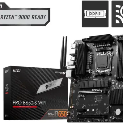 MSI PRO B650-S WIFI – Placa Madre AM5 DDR5 con Wi-Fi 6E y 2.5G LAN's photo #1
