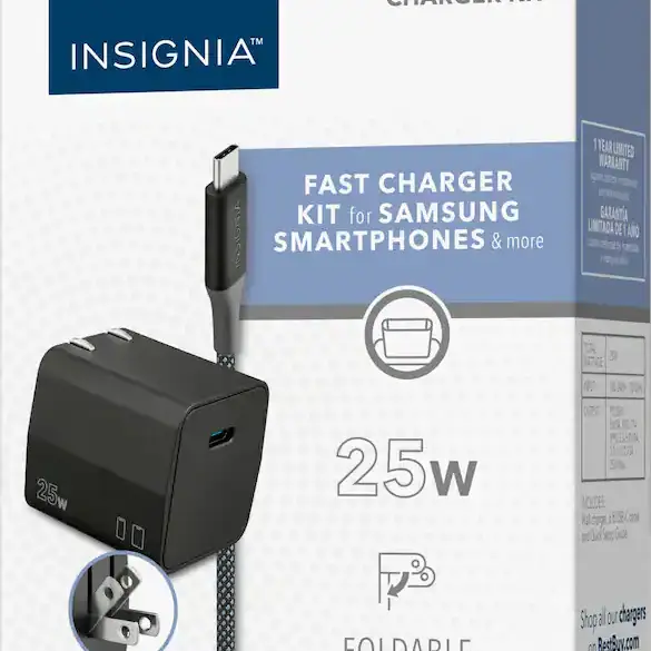 Cargador Insignia 25W USB-C Compacto con Cable Incluido — imagen 8