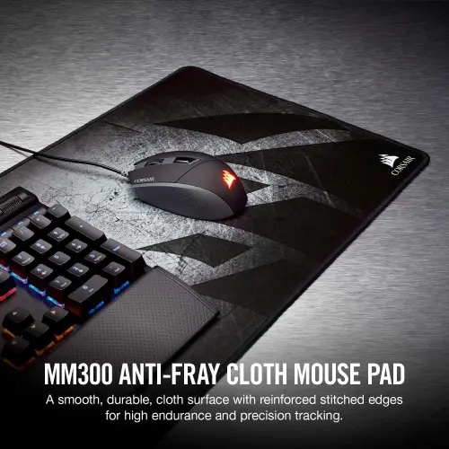 Corsair MM300 Mouse Pad Gaming Extendida — imagen 2