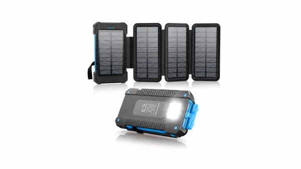 Power Bank Solar Mvpkings 38800mAh con 4 Paneles, USB-C 18W, IP67 y Linterna SOS's foto | Bazar Marianao |  BizneCubano