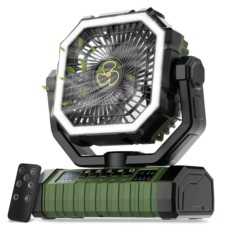Ventilador Recargable YOOMUE 20000mAh con Luz LED, Control Remoto y Oscilación 90°/45°, Modelo X11's foto | Bazar Marianao |  BizneCubano