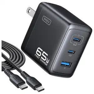 INIU Cargador 65W Power Delivery 3 Puertos USB-C miniatura 1