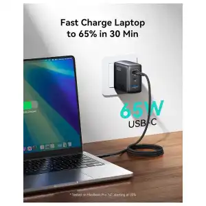INIU Cargador 65W Power Delivery 3 Puertos USB-C miniatura 2