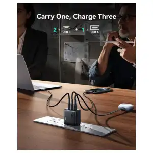 INIU Cargador 65W Power Delivery 3 Puertos USB-C miniatura 3
