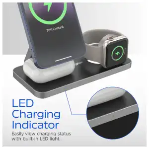 Energizer Base de Carga Magnética 3 en 1 15W MagSafe/Qi2 miniatura 7