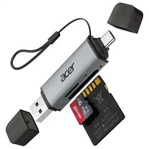 Acer Lector de Tarjetas SD USB-C y USB-A 3.0 Dual Slot miniatura 1