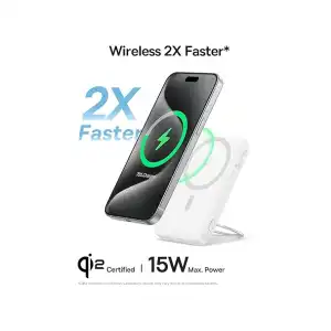 Power Bank Magnético Baseus PicoGo 5000mAh 15W Qi2 con Soporte miniatura 3