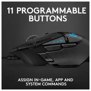 Mouse Gamer Logitech G502 HERO RGB 25K miniatura 7