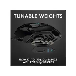 Mouse Gamer Logitech G502 HERO RGB 25K miniatura 3