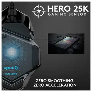 Mouse Gamer Logitech G502 HERO RGB 25K miniatura 8