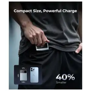 Power Bank JOYFAR 30000mAh con Cables Integrados y Carga Rápida 22.5W, Batería Portátil de Alta Capacidad con Salidas Múltiples para Cargar Hasta 4 Dispositivos Simultáneamente, Pantalla LED miniatura 4