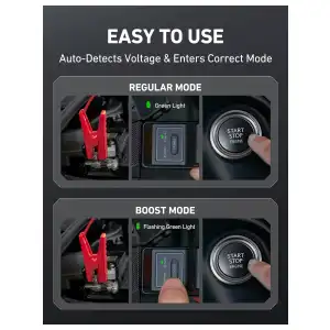 Arrancador Portátil AstroAI S8 1500A 12V con Power Bank, Linterna LED y Cables Inteligentes para Motores Gasolina 6.0L y Diésel 3.0L miniatura 8