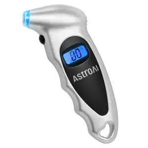 Medidor Digital de Presión para Neumáticos AstroAI 150 PSI con Pantalla LCD Retroiluminada para Autos, Camiones, Motos y Bicicletas miniatura 1