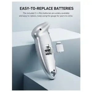 Medidor Digital de Presión para Neumáticos AstroAI 150 PSI con Pantalla LCD Retroiluminada para Autos, Camiones, Motos y Bicicletas miniatura 8
