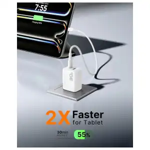 Cargador INIU 30W GaN USB-C de Carga Rápida con Doble Puerto y Cables Incluidos miniatura 2