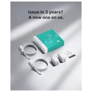 Cargador INIU 30W GaN USB-C de Carga Rápida con Doble Puerto y Cables Incluidos miniatura 7