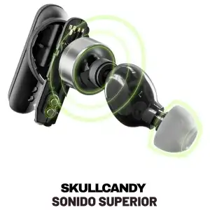Audífonos Inalámbricos Skullcandy Smokin’ Buds Bluetooth True Black con 20 Horas de Batería, Micrófono e IPX4 miniatura 6