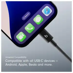 Cable Beats USB-A a USB-C de 5 ft Trenzado para Carga Rápida Apple y Android miniatura 3