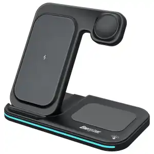 Cargador Inalámbrico Energizer 3 en 1 Qi 15W RGB para iPhone, AirPods, Apple Watch y Android miniatura 11