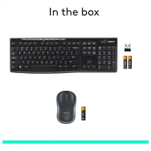 Combo Logitech MK270 Teclado y Mouse Inalámbrico Full Size con Receptor USB miniatura 11
