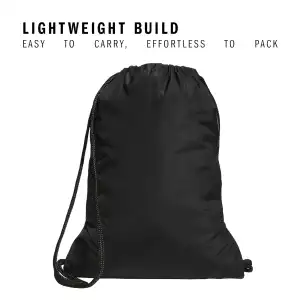 Mochila Adidas Alliance 3 Sackpack Ligera para Gimnasio, Escuela y Uso Diario miniatura 5