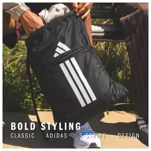 Mochila Adidas Alliance 3 Sackpack Ligera para Gimnasio, Escuela y Uso Diario miniatura 7