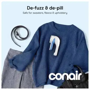 Quitapelusas Conair Portátil para Ropa, Sweaters, Muebles y Telas con 3 Ajustes miniatura 3