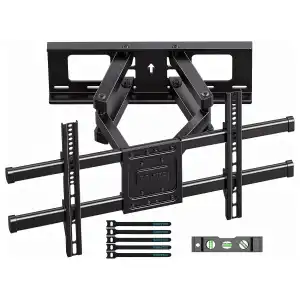 Soporte de Pared BONTEC Full Motion para TV 37–85″, 132 lb, Doble Brazo Articulado y VESA 600×400 mm miniatura 1