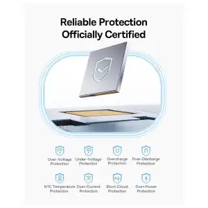 Baseus PicoGo Power Bank 10000mAh 45W con Cable USB-C Integrado, 3 Salidas y Pantalla Digital miniatura 8