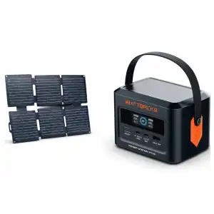 Estación de Energía Portátil WattBricks H100B Estación de Energía Portátil 99.2Wh 100W con Panel Solar Plegable y Carga USB-C miniatura 1