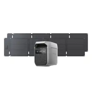 EcoFlow DELTA 3 Plus 1024Wh 1800W con 2 Paneles Solares de 60W – Estación de Energía Portátil para Apagones miniatura 1