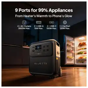 BLUETTI Elite 400 3840Wh 2600W – Estación de Energía Portátil LiFePO₄ de Gran Capacidad para Apagones miniatura 4