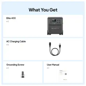 BLUETTI Elite 400 3840Wh 2600W – Estación de Energía Portátil LiFePO₄ de Gran Capacidad para Apagones miniatura 7