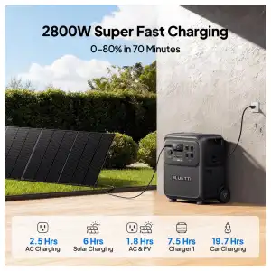 BLUETTI Elite 400 3840Wh 2600W – Estación de Energía Portátil LiFePO₄ de Gran Capacidad para Apagones miniatura 5
