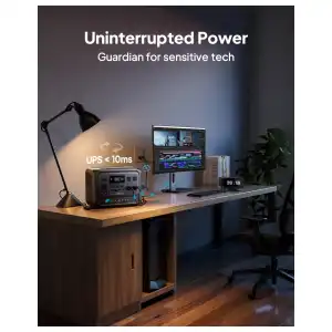 BLUETTI Elite 100 V2 Nueva 1024Wh 1800W – Estación de Energía Portátil LiFePO₄ con UPS y Carga Rápida miniatura 8