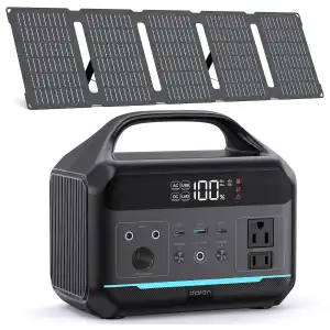 DaranEner NEOX 192Wh 300W con Panel Solar 30W – Estación de Energía Portátil LiFePO₄ para Apagones miniatura 1
