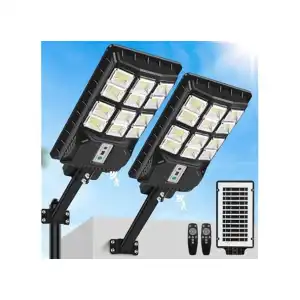 Lámparas Solares TOWPONICS 5000W 2 Pack 23000mAh con Sensor de Movimiento y Control Remoto miniatura 1
