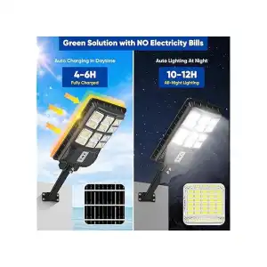 Lámparas Solares TOWPONICS 5000W 2 Pack 23000mAh con Sensor de Movimiento y Control Remoto miniatura 3