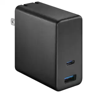 Cargador Best Buy Essentials 100W USB-C + USB-A de 2 Puertos Plegable miniatura 1