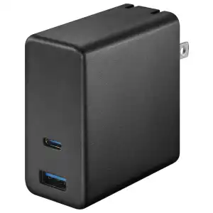 Cargador Best Buy Essentials 100W USB-C + USB-A de 2 Puertos Plegable miniatura 2