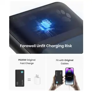 Power Bank INIU 10000mAh USB-C de Carga Rápida con Linterna, Diseño Ultrafino miniatura 4