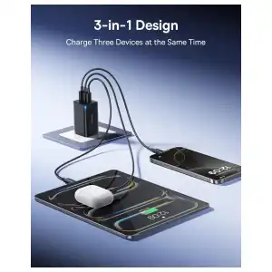 Cargador Baseus 65W GaN de 3 Puertos USB-C + USB-A con PPS miniatura 5