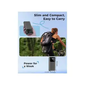 Power Bank Seaistar 50000mAh 30W PD con QC 4.0 y Pantalla Digital miniatura 6