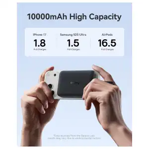 Power Bank Baseus MagSafe 10000mAh 30W con Cable USB-C Integrado miniatura 4