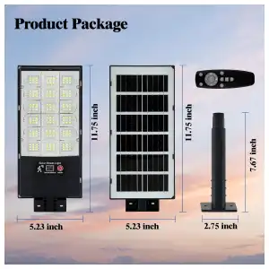 Luces solares TFKK para exterior 6 Pack con sensor de movimiento, control remoto e IP66 miniatura 7