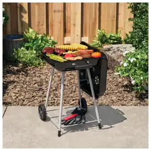 Kit Asador de Carbón con Ruedas Expert Grill 17.5” + Accesorios miniatura 5