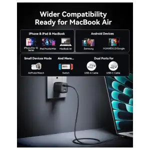 Cargador Carga Rápida INIU 30W PD QC 3.0 con Cable USB-C 1.5m miniatura 4