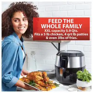 Freidora de Aire y Parrilla T-fal Easy Fry XXL 5.9 Qt miniatura 6