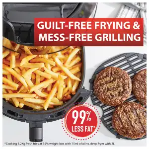 Freidora de Aire y Parrilla T-fal Easy Fry XXL 5.9 Qt miniatura 3